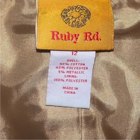 Ruby Rd- Gold Jacket - Picture 7 of 8